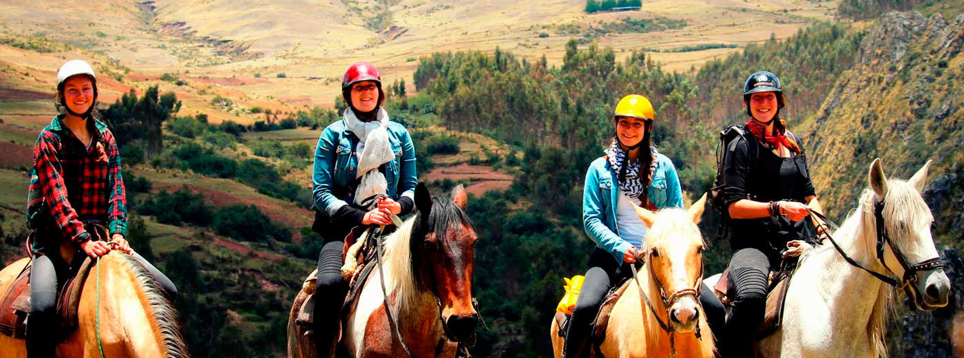 Horseback riding in Sacsayhuman