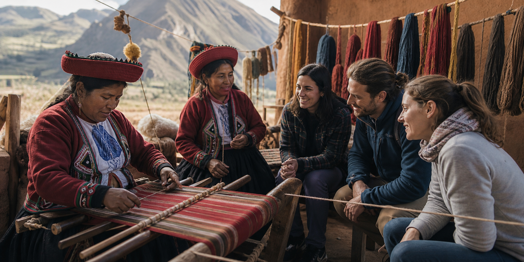 Respectful cultural exchange with Andean textile artisans in the Sacred Valley